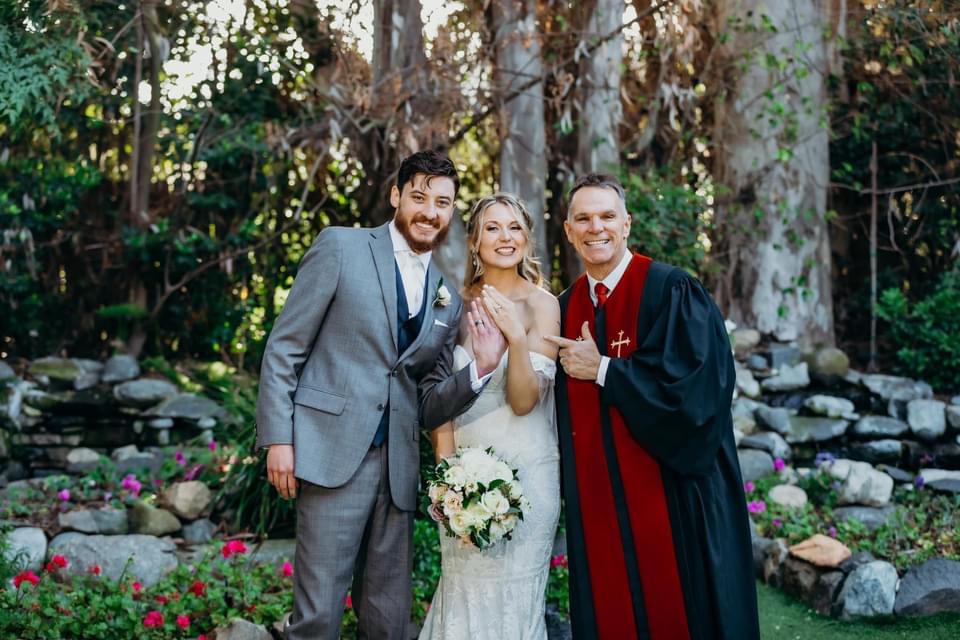 The groom Nikita & bride Alexandra voiced their vows in their native language of Russian! Wedding-Officiant wedding renewal